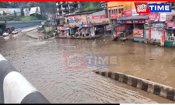 Traffic Slowdown at Jorabat Due to Water Logging: Guwahati Traffic Police Issues Alert